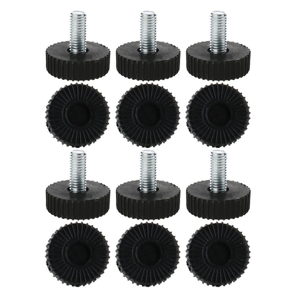 M8 x 18 x 30mm Screw on Furniture Glide Leveling Feet Adjustable Height Leveler Floor Protector