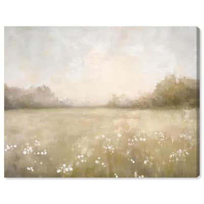 Peaceful Expanse Canvas by Art Remedy, Gallery Wrapped