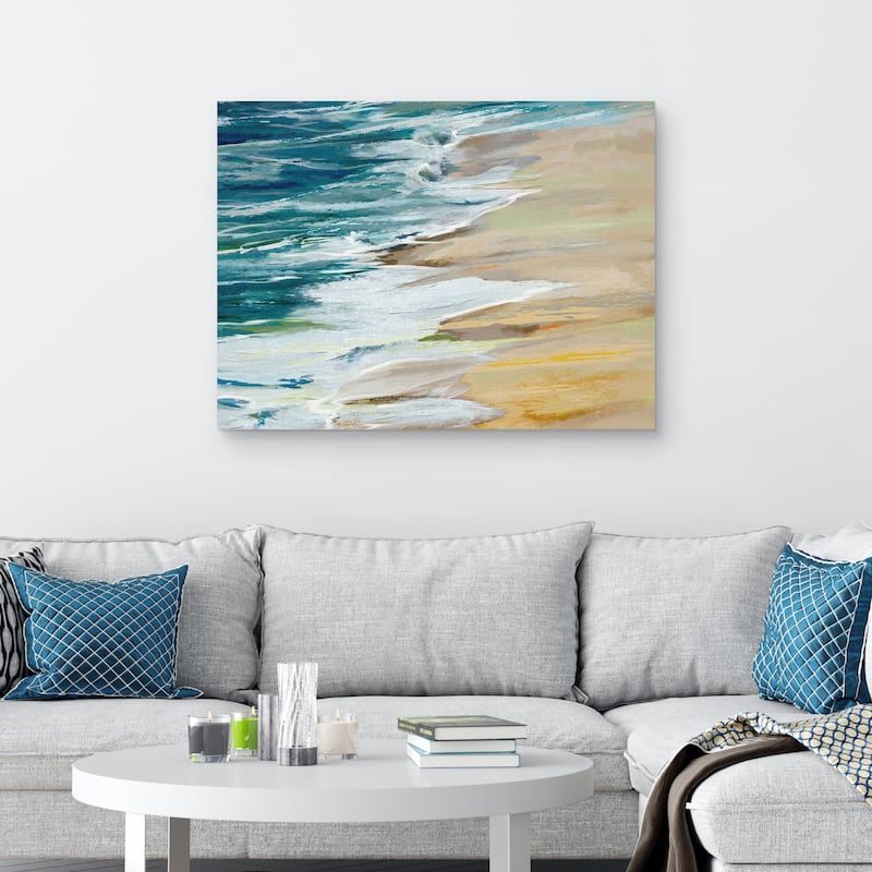 Shoreline Colors II by Studio Arts Canvas Art Print