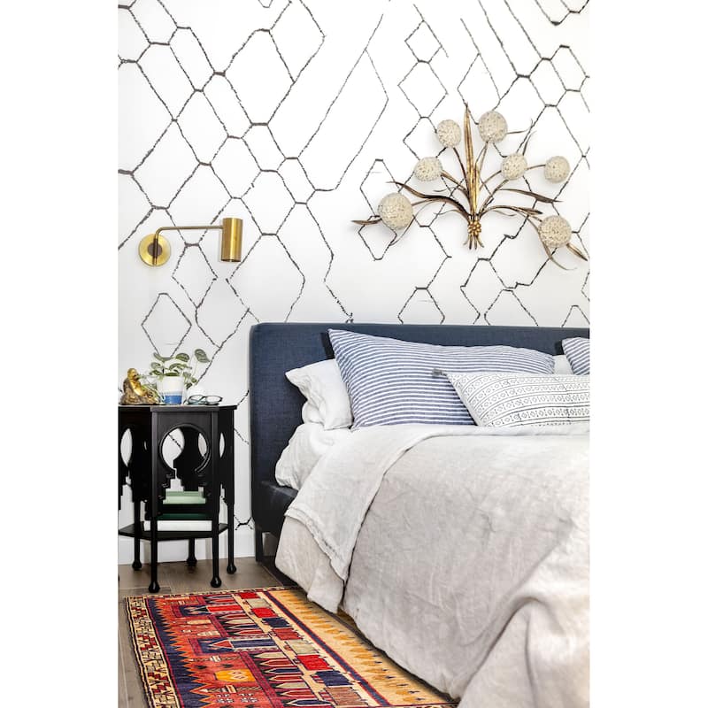 ECARPETGALLERY Hand-knotted Teimani Tan Wool Rug - 2'11 x 4'2