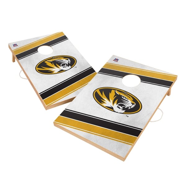 slide 2 of 5, Missouri Tigers 2x4 Tailgate Cornhole Boards Include Carrying Case