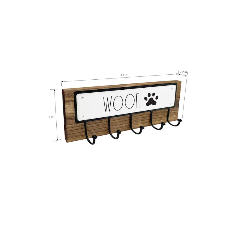 Rae Dunn Pet Themed Wall Hooks - WOOF
