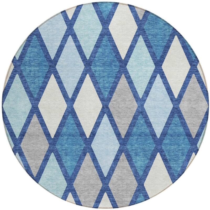 HomeRoots Geometric Transitional Rectangle Outdoor Rug