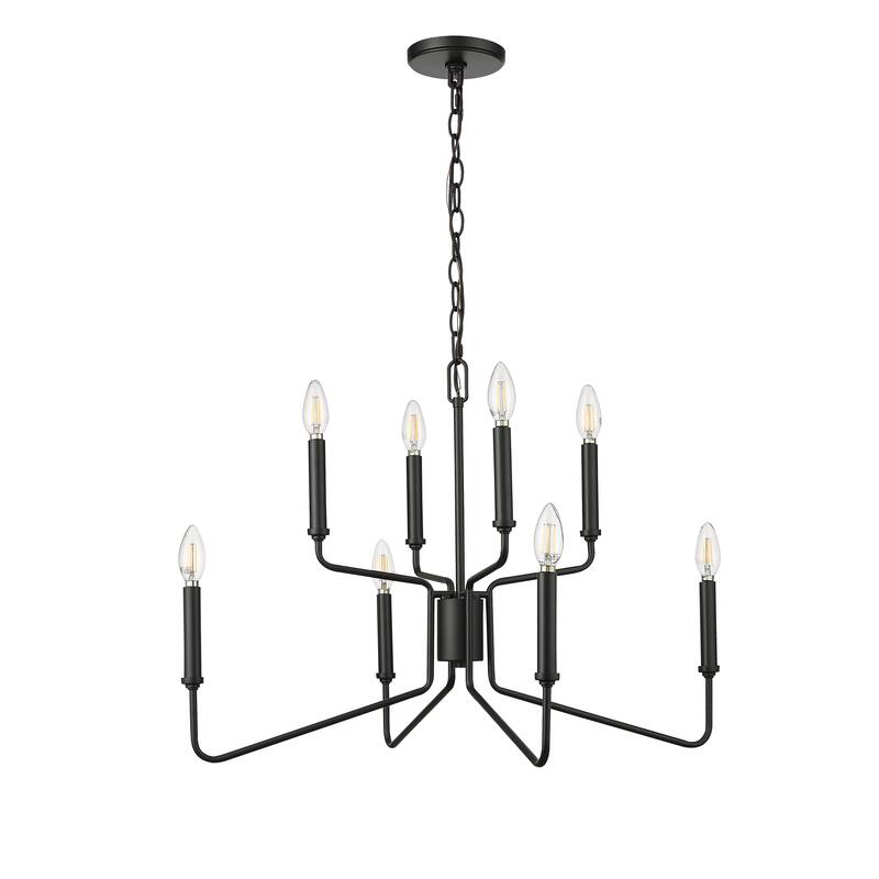 Millennium Lighting Senoia 5/9 Chandelier Ceiling Light - 5 - Brushed Nickel