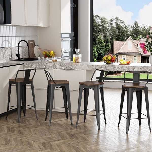 slide 2 of 6, Swivel bar stools,counter height bar stools with backs