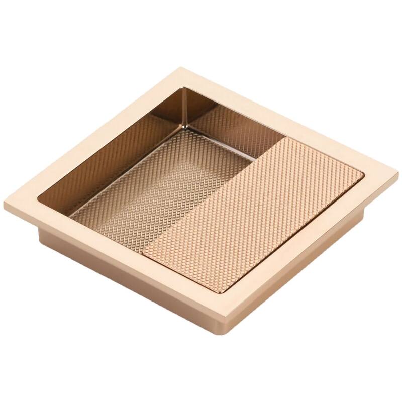 Schaub and Company MODO 3-7/8" Square Euro Modern Recessed Diamond - Polished Rose Gold