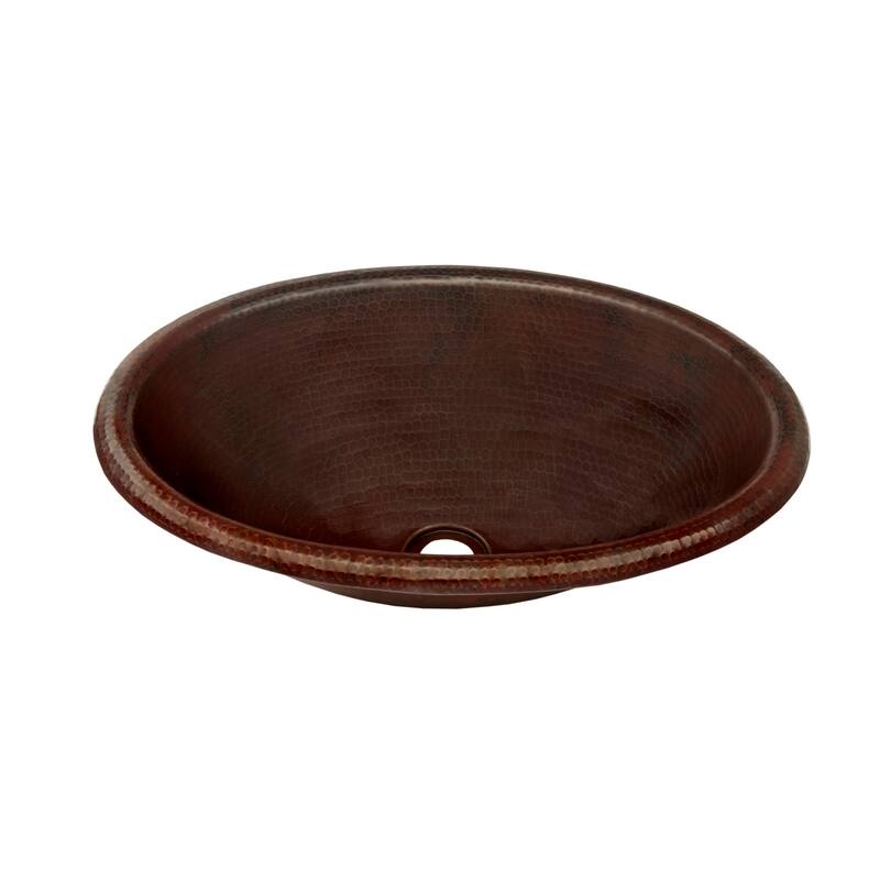 Miseno Oval 14" Copper Drop-In Bathroom Sink