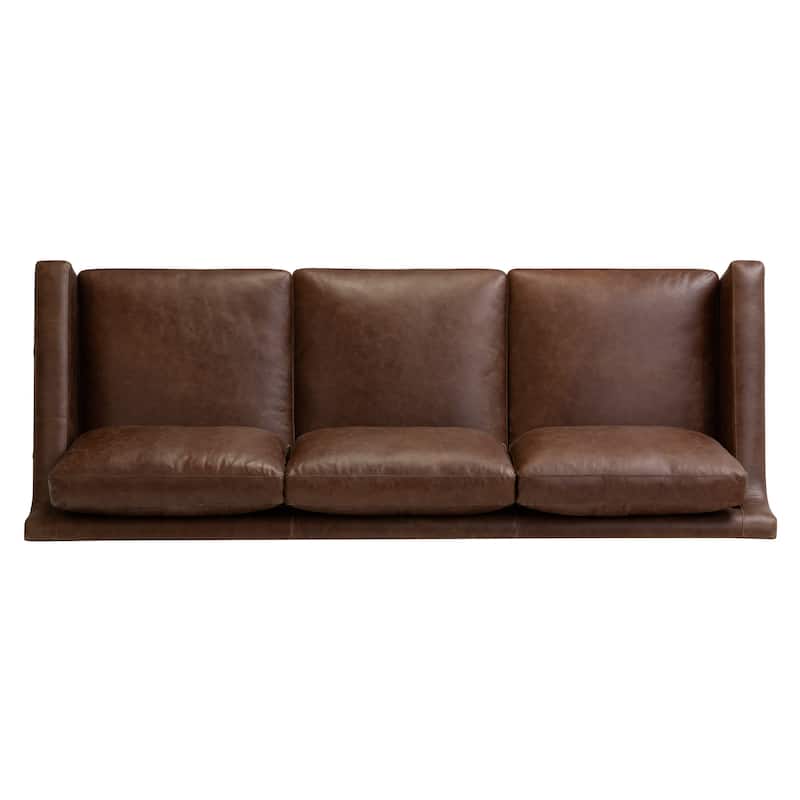 Poly & Bark Sorrento Sofa - Full Grain Genuine Italian Leather