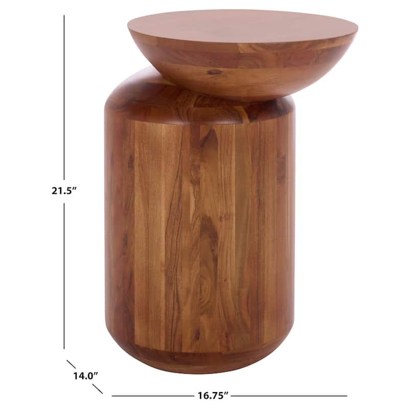 SAFAVIEH Home Masew Accent Table - 14"W x 17"D x 22"H