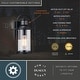 preview thumbnail 9 of 9, Vaxcel Lighting T0737 Winfield 12" Tall Outdoor Wall Sconce with Clear