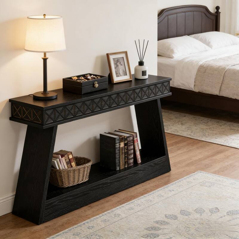 2-Tiered Versatile Entryway Console Table