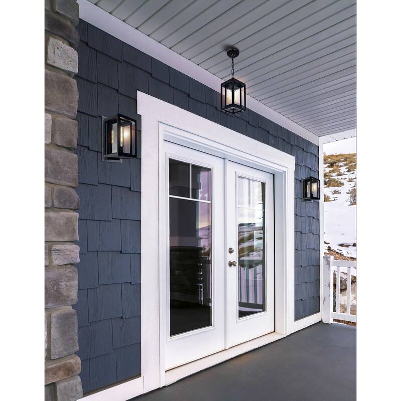 Mulvane 1 Light Black Outdoor Pendant