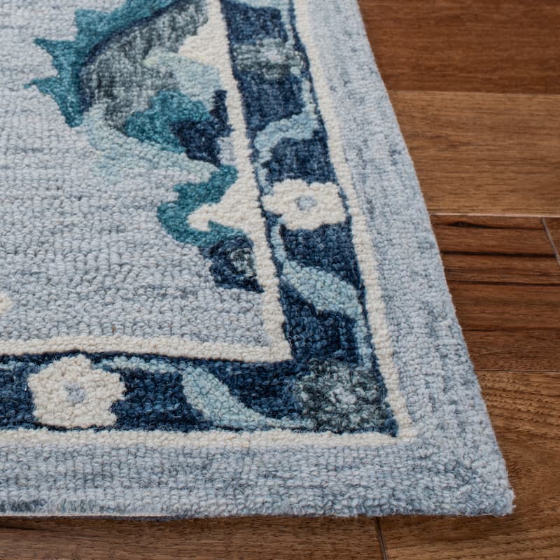 SAFAVIEH Handmade Metro Orestilla French Country Wool Rug
