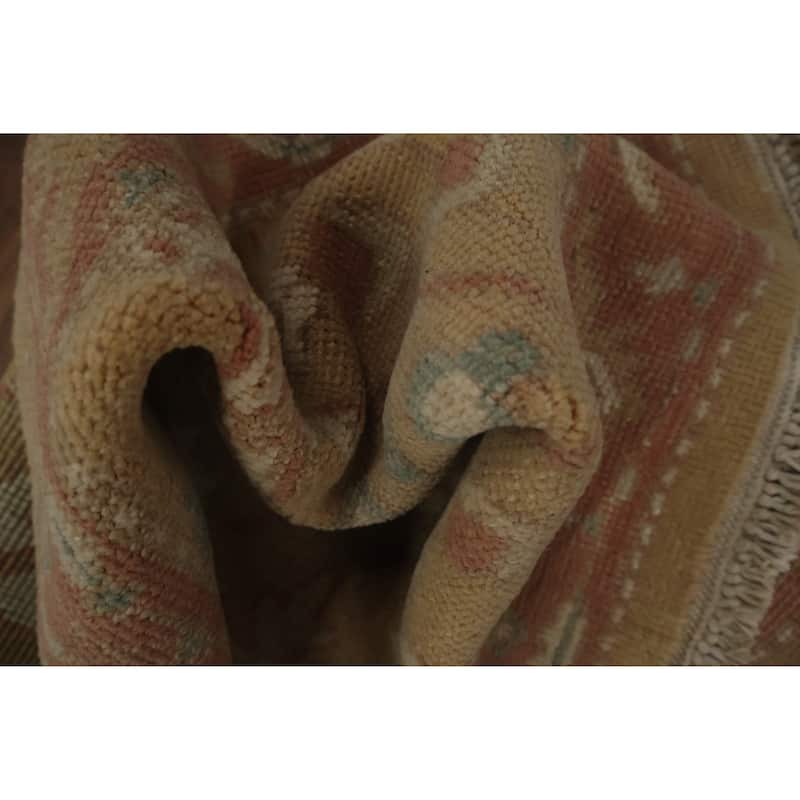 Hand Knotted Oriental 100% Wool Carpet Traditional All-Over Brown Ziegler Area Rug - 3' 10'' X 2' 0''