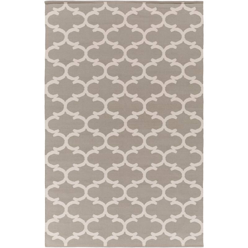 Flatweave Colne Moroccan Trellis Cotton Area Rug