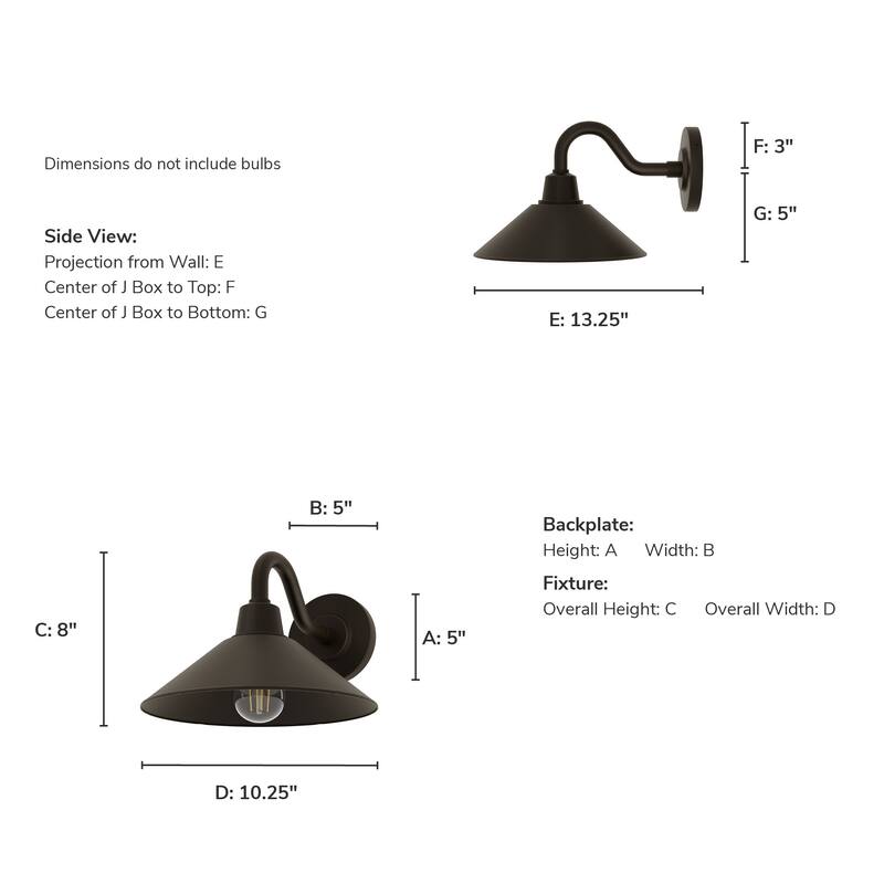 Hunter Skyflow Bronze Outdoor WeatherMax Wall Light - Modern/Contemporary - Front Porch, Patio, Garage