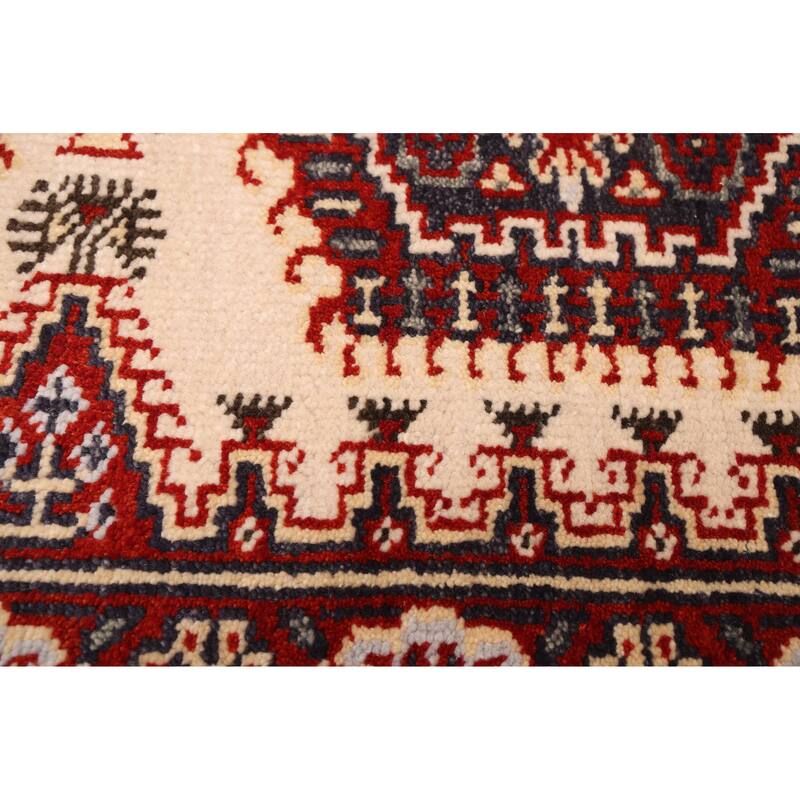 ECARPETGALLERY Hand-knotted Jules Serapi Cream Wool Rug - 2'7 x 8'0