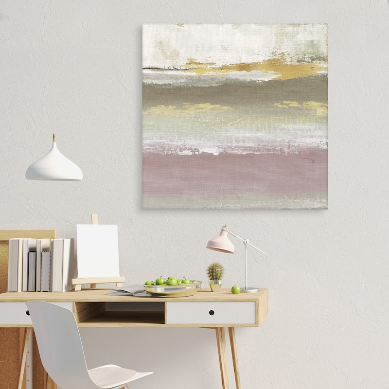 Blush Solace by Janet Tava Canvas Art Print