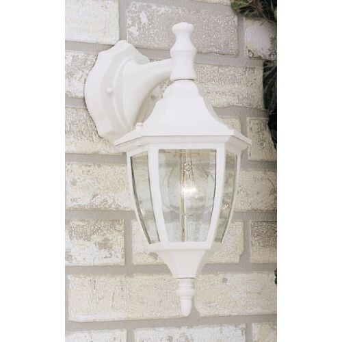 Designers Fountain 2461-WH 1 Light 7" Cast Aluminum Wall Lantern