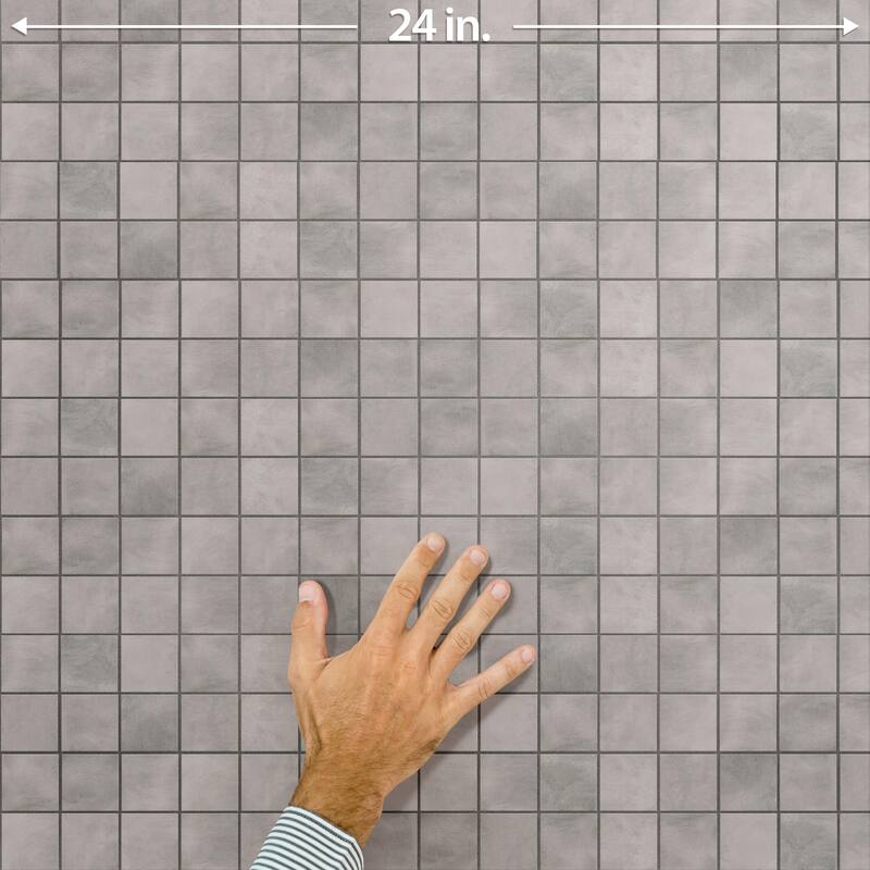 Merola Tile Laverton Taco Gris 1-5/8" x 1-5/8" Porcelain Floor and Wall Tile