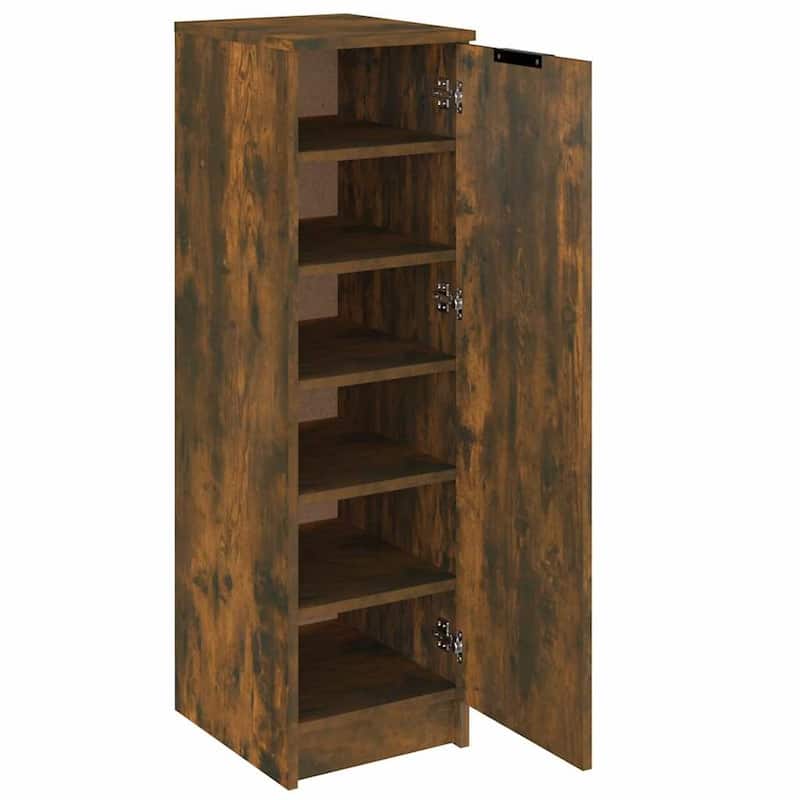 vidaXL Shoe Cabinet Engineered Wood Medium Shoe Cabinet - 13.8 x 11.8 x 39.4 in