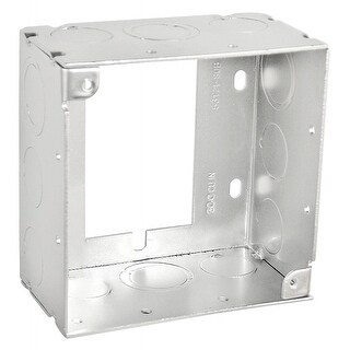 1 Pc, 4 Square Extension Ring, Converts One Gang to 4 Square, 2-1/8 in ...