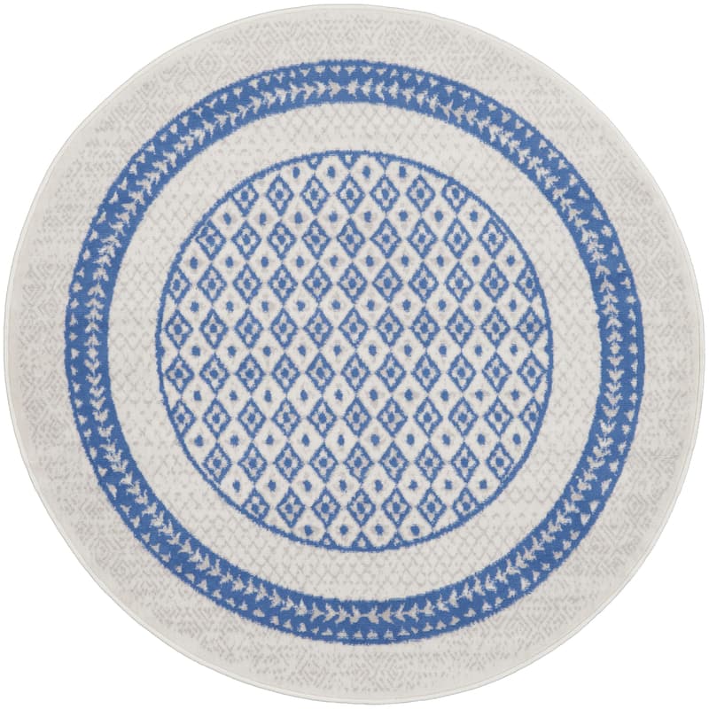 Nourison Whimsicle Geometric Moroccan Bordered Area Rug