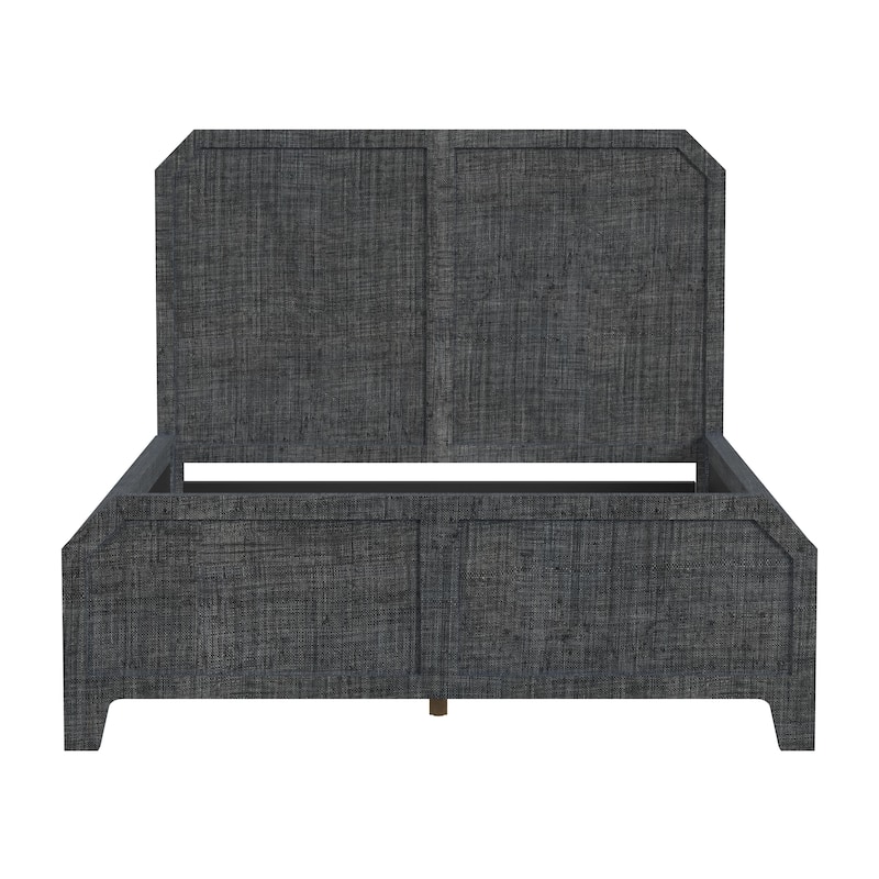 Bar Harbor Raffia Panel Bed