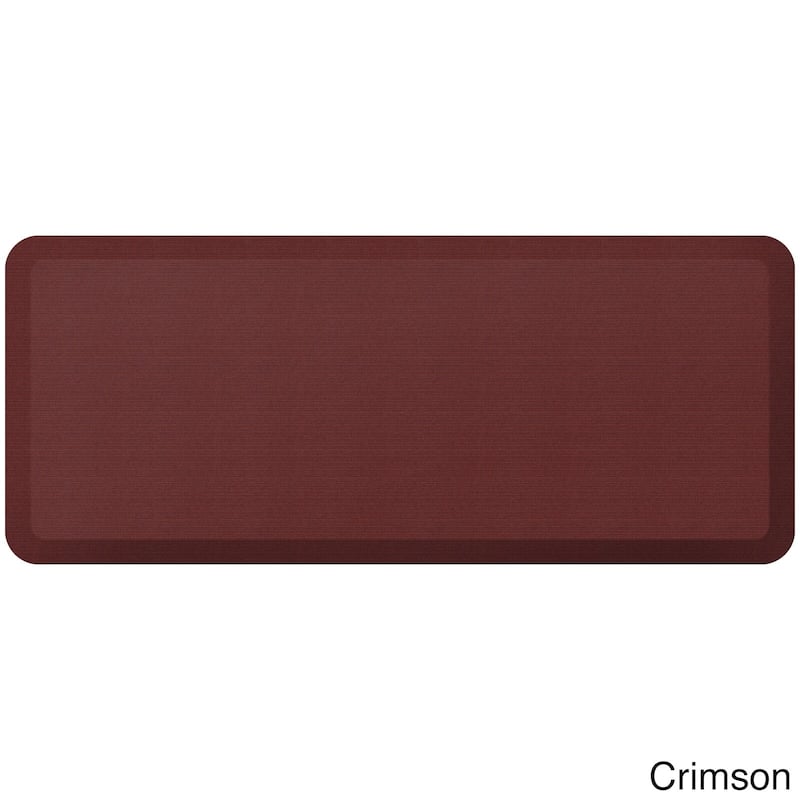 Designer Comfort Grasscloth Anti-Fatigue Kitchen Mat