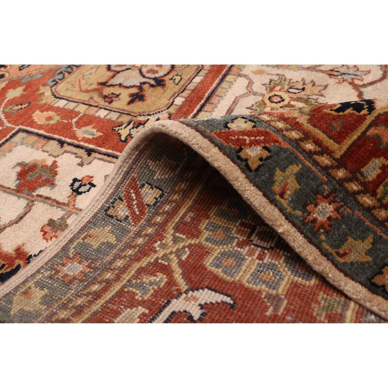 ECARPETGALLERY Hand-knotted Jules Sultane Ivory Wool Rug - 7'11 x 9'11