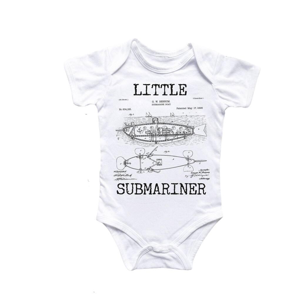 Submarine - Baby Boy Girl Clothes Infant Bodysuit Funny Cute Newborn
