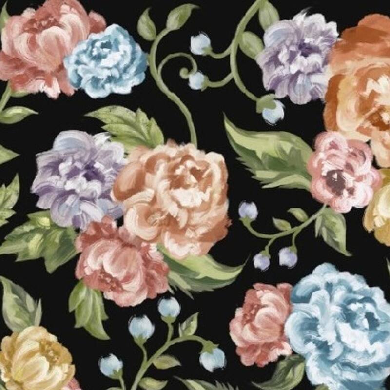 HomeRoots Floral Traditional Rectangle Area Rug