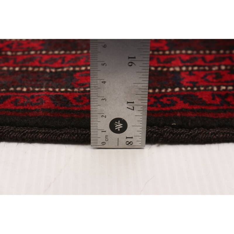 Teimani Red Rug 3'9" x 6'3" - 3'9 x 6'3