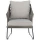 preview thumbnail 2 of 9, SAFAVIEH Outdoor Living Jensen 3-Piece Lounge Set - 26"W x 29"D x 32"H