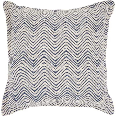 Mina Victory Printed Waves Throw Pillow