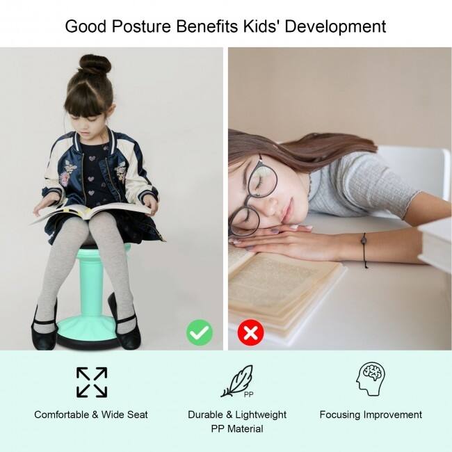 Height Adjustable Active Learning Stool Wobble Chair