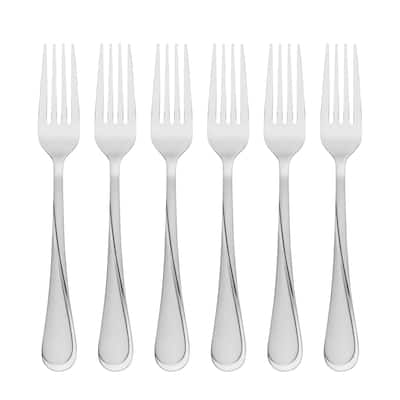 Cambridge Gravity Sand Dinner Forks, Set of 6