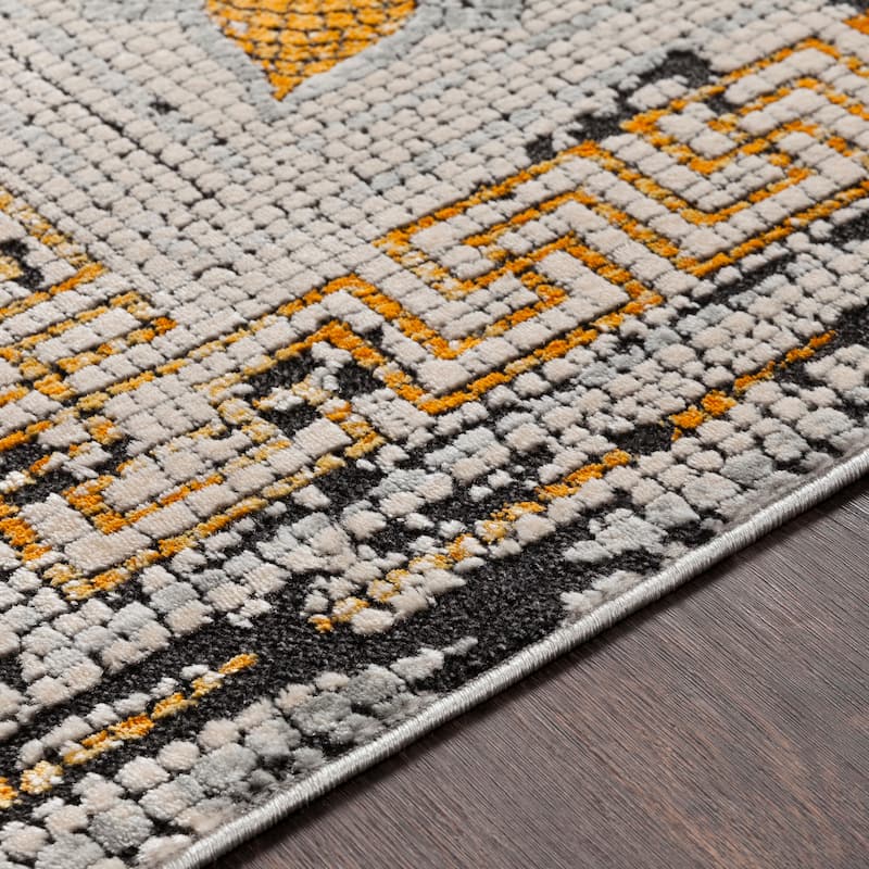 Livabliss Padua Distressed Mosaic Area Rug