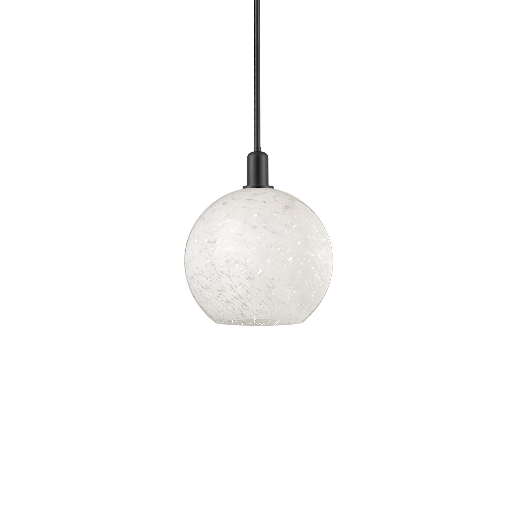 Innovations Lighting 716-1S-15-12 White Mouchette Pendant White