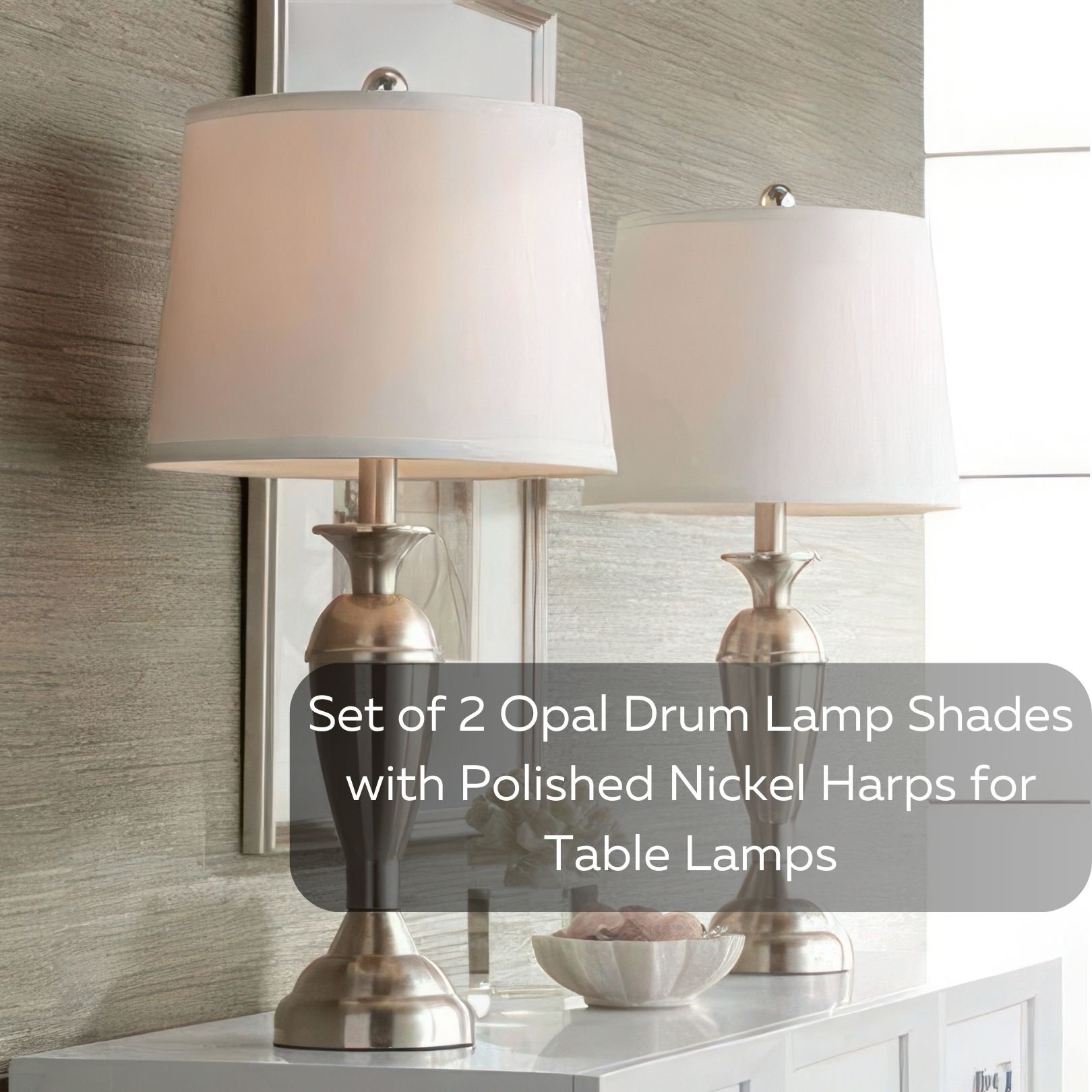 Lamp Shades For Table Lamps Hand Crafted Natural Linen Fabric 10 Top x 12 Diam x 9 Tall Fits Most Light. On Sale Bed Bath Beyond 40009784