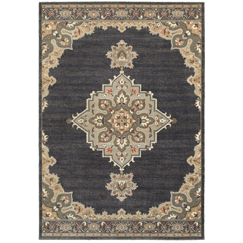 Vista Home Northsun Medallion Ivory/Brown Area Rug