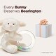 preview thumbnail 5 of 4, Bearington Baby Lamby Cream 5.5" Plush Shaker Rattle