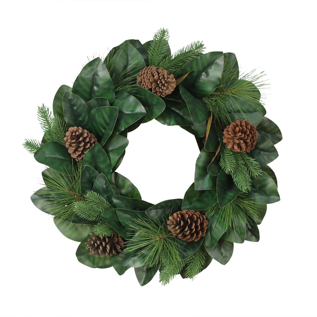 Puleo International 24" Magnolia Wreath