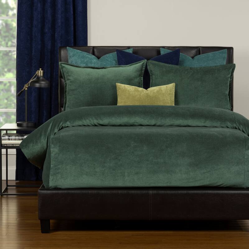 Mixology Padma 7 Piece Bedcap Comforter Set - Emerald - Queen