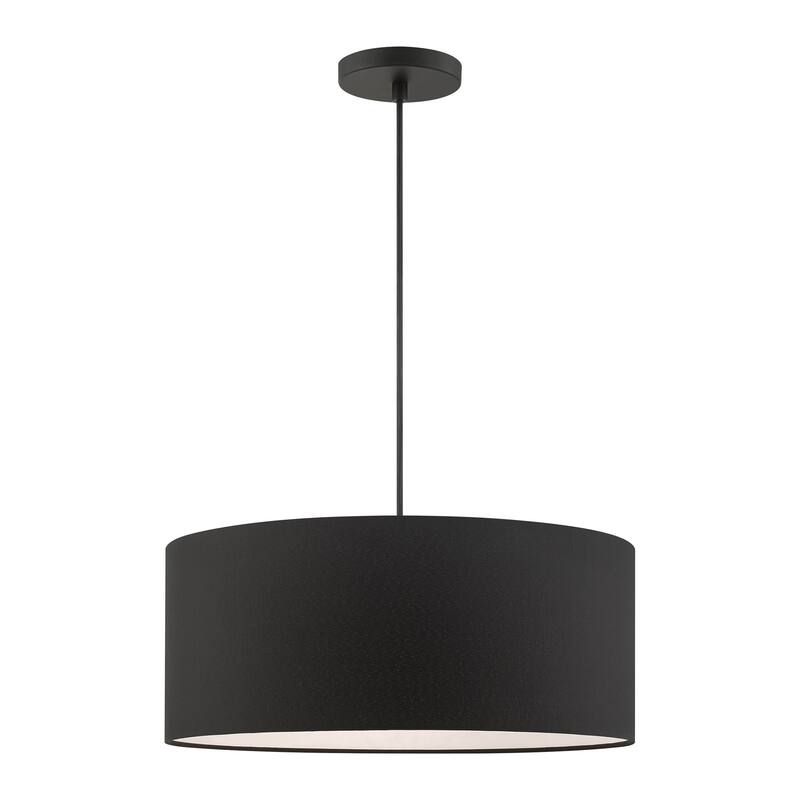 Livex Lighting Bainbridge 3 Light 18" Wide Drum Chandelier