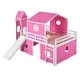 preview thumbnail 21 of 20, Kids Bed Wooden Loft Bed with Slide,Tent&Tower