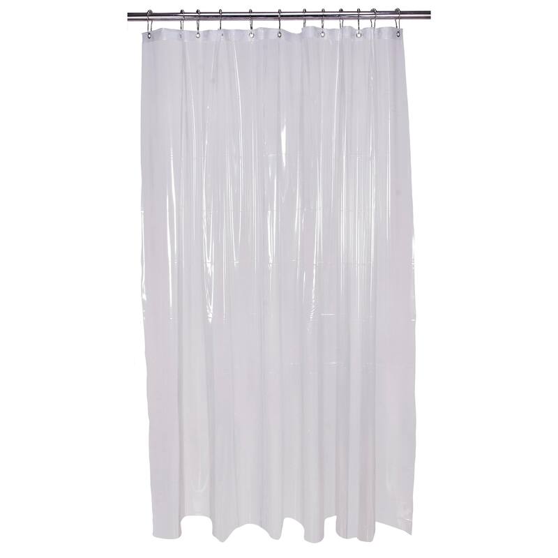 Bath Bliss Splash Guard Shower Liner in Clear