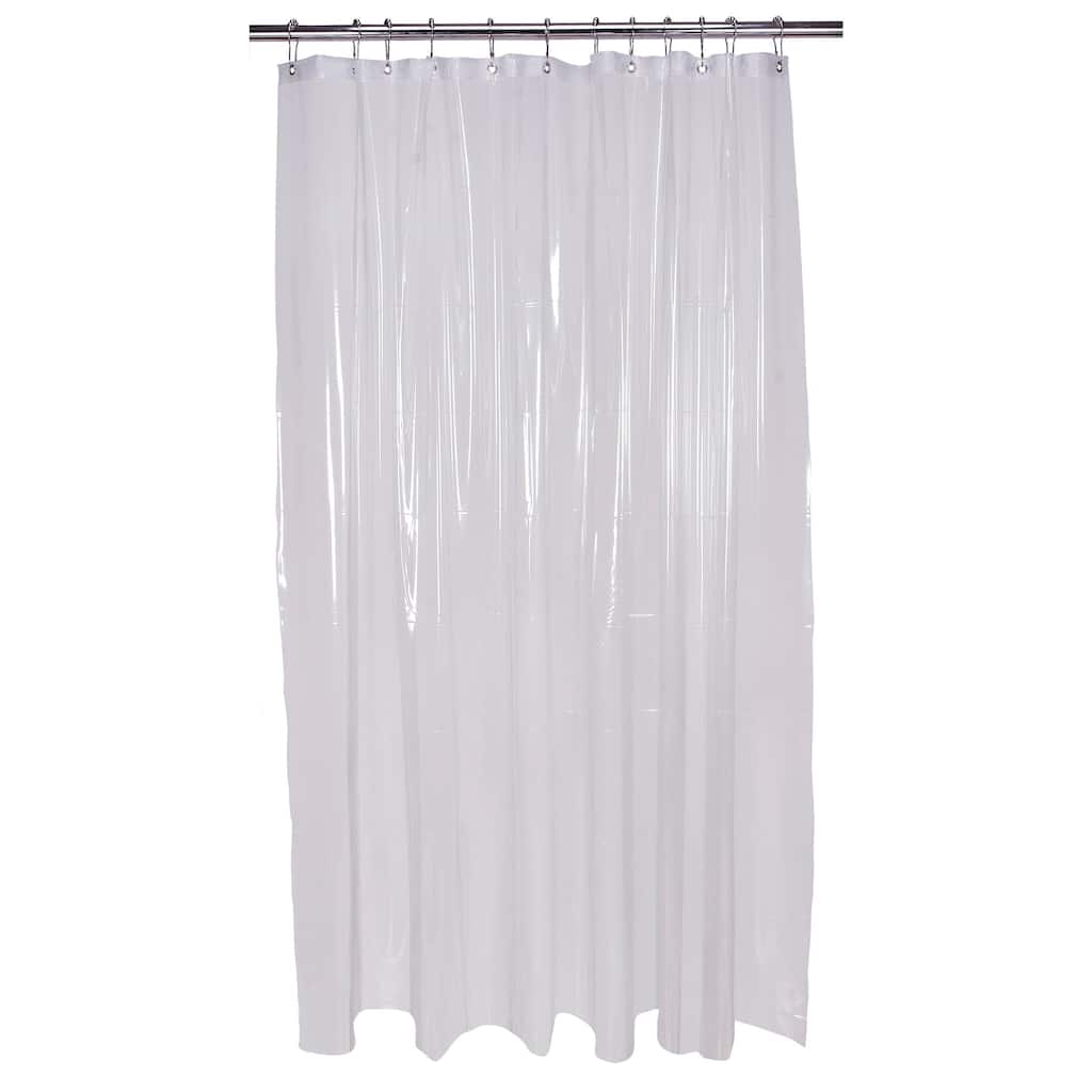 Bath Bliss Splash Guard Shower Liner in Clear