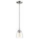 Option Satin Nickel / Clear Seeded