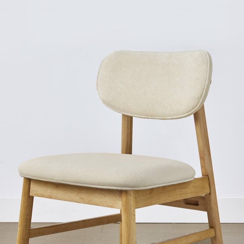 Spruce & Spring Extendable Dining Table Set with Upholstered Dining Chairs